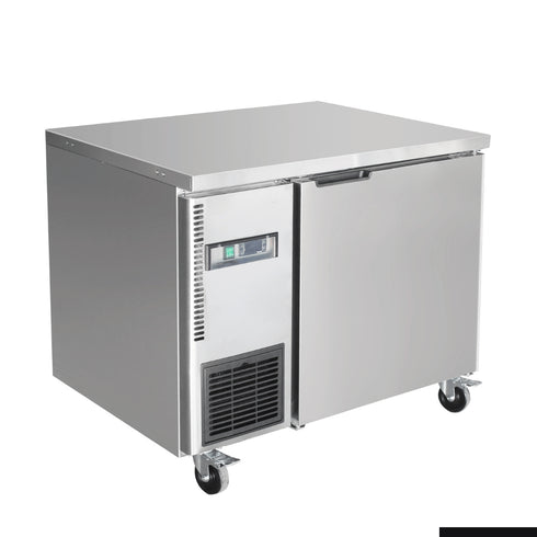 Thermaster Stainless Steel Single Door Workbench Fridge - TS900TN