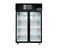 Thermaster Double Glass Door Black Stainless Steel Upright Freezer - SUFG1000B
