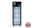 Thermaster Single Glass Door Upright Fridge Black Stainless Steel - SUCG500B