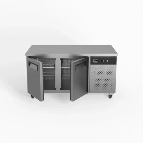 Two Door Commercial Worktop / Under Bench Fridge 800mm Depth - PAX2100TN