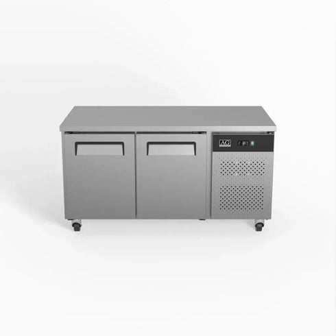 Two Door Commercial Worktop / Under Bench Fridge 800mm Depth - PAX2100TN