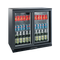 Exquisite Two Sliding Doors Backbar Display Fridge 199L - Low Height - UBC210SL