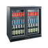 Exquisite Two Sliding Doors Backbar Display Fridge 199L - Low Height - UBC210SL