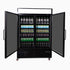 Bromic 1266L Upright Display Fridge 2-Door - UC1250GDL-NR