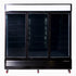 Bromic 1980L Upright Display Fridge 3-Door - UC1980GDL-NR