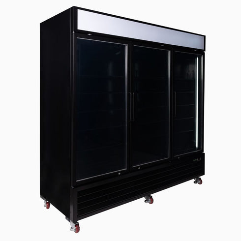 Bromic 1980L Upright Display Fridge 3-Door - UC1980GDL-NR