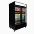 Bromic 1266L Upright Display Freezer 2-Door - UF1250GDL-NR