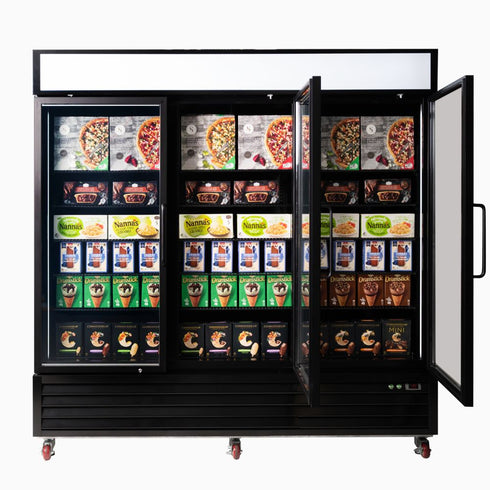 Bromic 1980L Upright Display Freezer 3-Door - UF1980GDL-NR