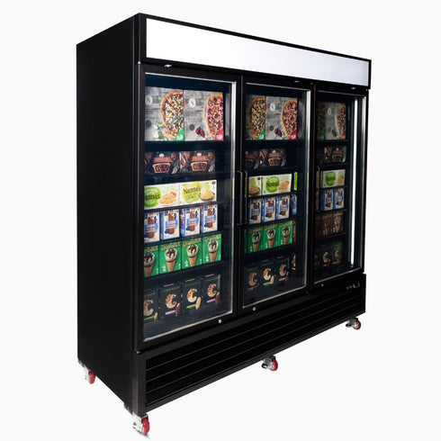 Bromic 1980L Upright Display Freezer 3-Door - UF1980GDL-NR