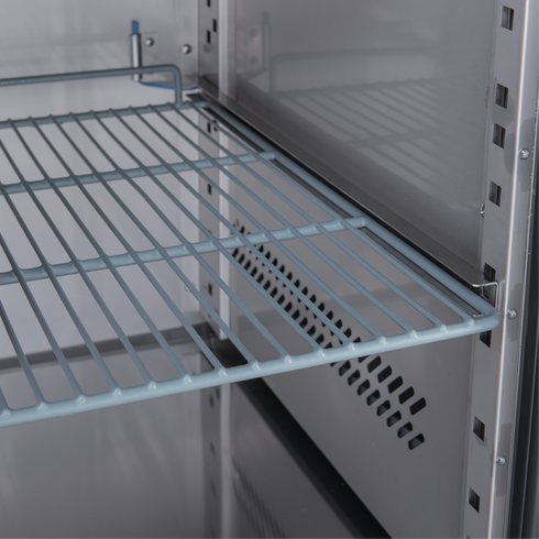 Exquisite Two Solid Doors Underbench Freezer 700mm deep - USF260H