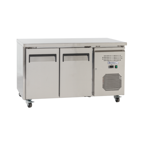 Exquisite Two Solid Doors Underbench Freezer 700mm deep - USF260H