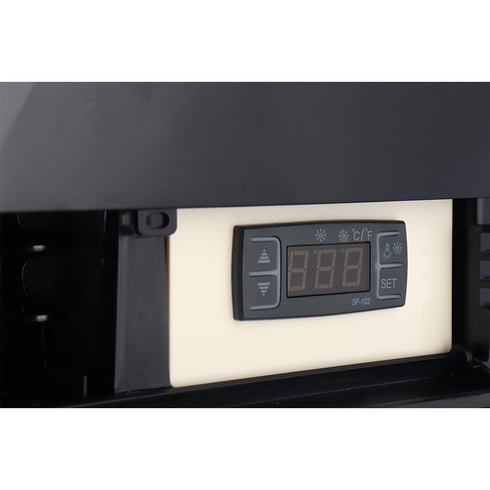 ICS PACIFIC Venice Tower Glass Display Refrigerator