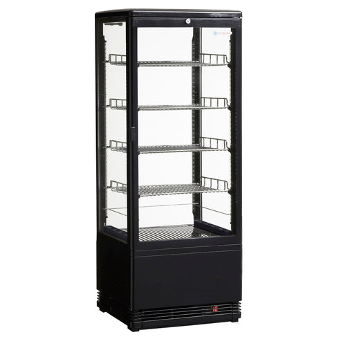 ICS PACIFIC Venice Tower Glass Display Refrigerator