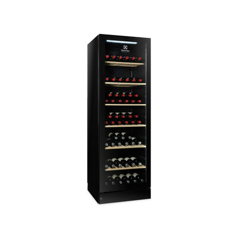 Electrolux Glass Door Wine Refrigerator Black 170 Bottles - WC170BKMZ