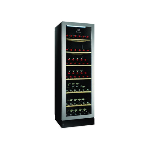 Electrolux Glass Door Wine Refrigerator Steel 170 Bottles - WC170SSMZ