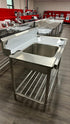 FED Left Inlet Single Sink Dishwasher Bench - SSBD7-1500L/A
