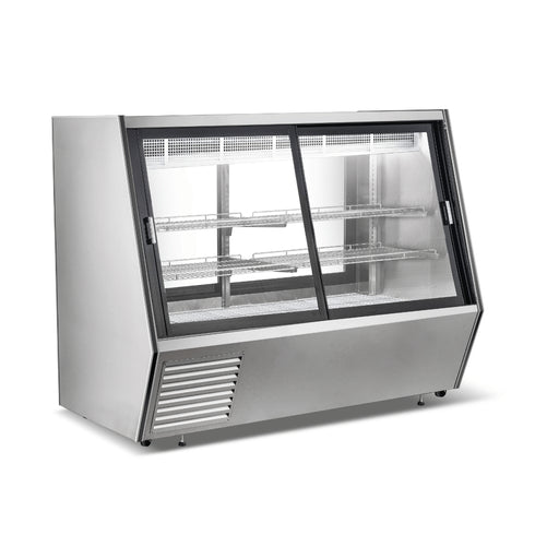 Bonvue Dual-Access Refrigerated Deli, Meat and Seafood Display Case - AMS-18DD