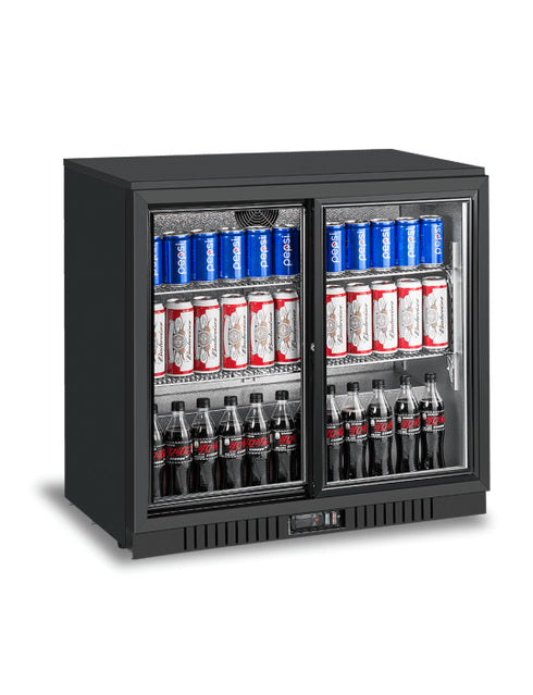 Atosa 2 sliding doors back bar cooler- BB-208SEC