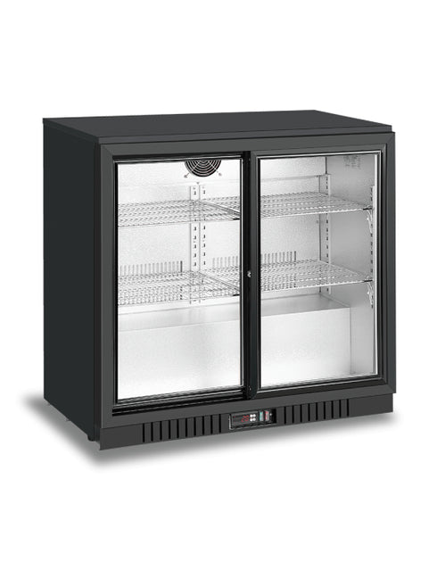 Atosa 2 sliding doors back bar cooler- BB-208SEC