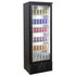 AG 300L Upright Glass Door Display / Backbar Fridge - Black - B300G