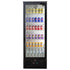 AG 300L Upright Glass Door Display / Backbar Fridge - Black - B300G