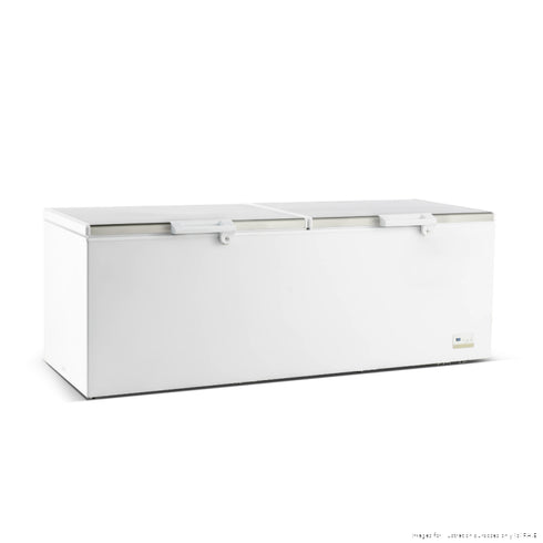 Thermaster Heavy Duty 980L 2 Lid Stainless Steel Chest Freezer - BD980F