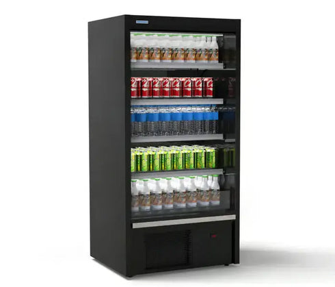Hussmann Self Contained Multideck Open Front Chiller - H1TMS Black Series