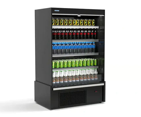 Hussmann Self Contained Multideck Open Front Chiller - H1TMS Black Series