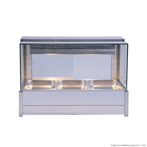 Bonvue Square Countertop Wet and Dry Bain Marie - BM11SC