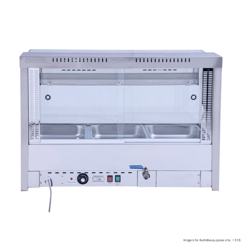 Bonvue Angled Countertop Wet and Dry Bain Marie BM11TC