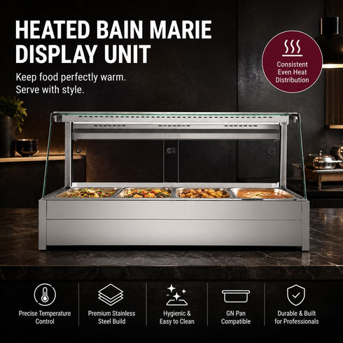 Bonvue Angled Countertop Wet and Dry Bain Marie BM17TC