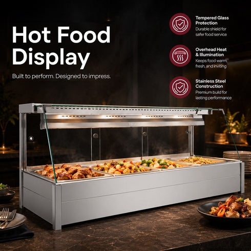 Bonvue Angled Countertop Wet and Dry Bain Marie BM17TC