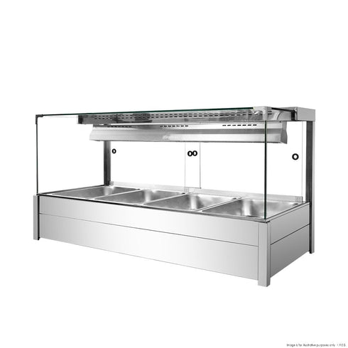 Bonvue Square Countertop Wet and Dry Bain Marie - BM14SC