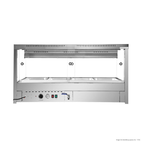 Bonvue Square Countertop Wet and Dry Bain Marie - BM14SC