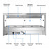 Bonvue Angled Countertop Wet and Dry Bain Marie BM14TC