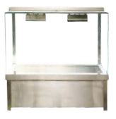 Jasper Wet Hot Food Display 740 MM BM2 Holds 2 x 1/1 GN Pans (Pans not included) 10 AMP - BM2