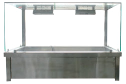 Jasper Wet Hot Food Display 1070 MM BM3 Holds 3 x 1/1 GN Pans (Pans not included) 10 AMP - BM3