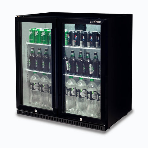 Bromic Back Bar Fridge – 190L – 2 Doors – Hinged - BB0200GD-NR