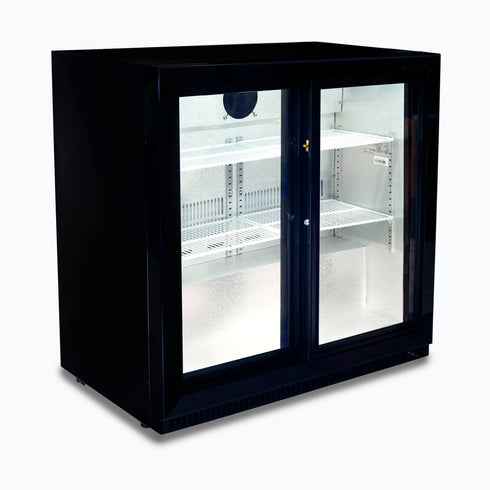 Bromic Back Bar Fridge – 190L – 2 Doors – Sliding - BB0200GDS-NR-1