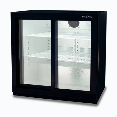 Bromic Back Bar Fridge – 190L – 2 Doors – Sliding - BB0200GDS-NR-1