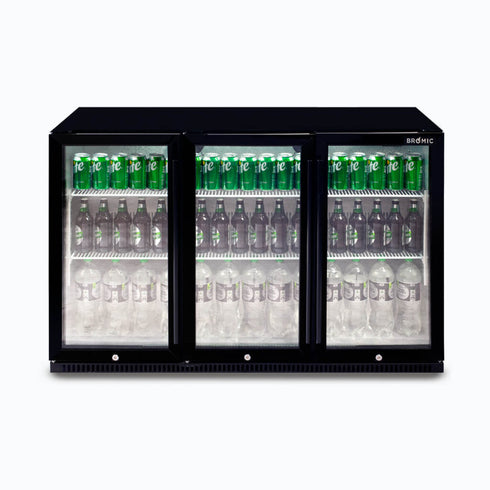 Bromic Back Bar Fridge – 307L – 3 Doors – Hinged - BB0330GD-NR-1