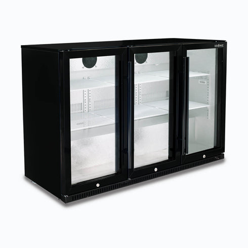 Bromic Back Bar Fridge – 307L – 3 Doors – Hinged - BB0330GD-NR-1