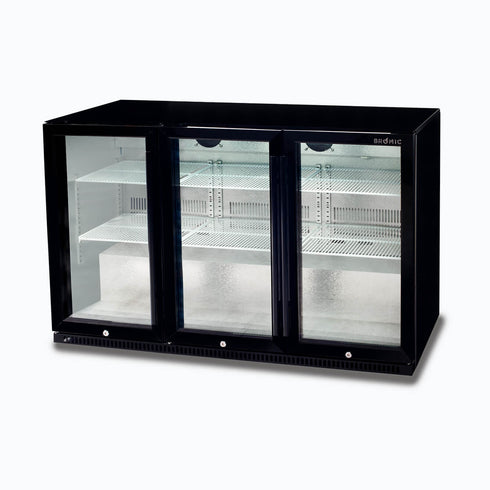 Bromic Back Bar Fridge – 307L – 3 Doors – Hinged - BB0330GD-NR-1