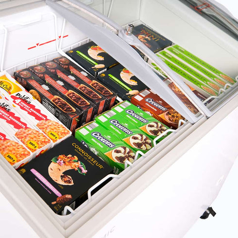 Bromic Angled Glass Top 264L Display Chest Freezer - CF0300ATCG