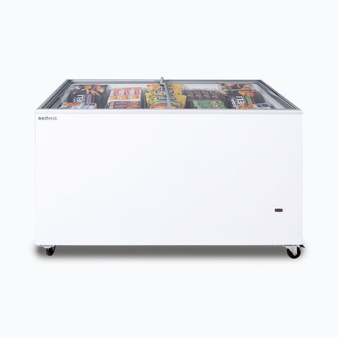 Bromic Flat Glass Top 401L Display Chest Freezer - CF0400FTFG