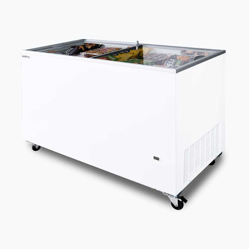 Bromic Flat Glass Top 401L Display Chest Freezer - CF0400FTFG