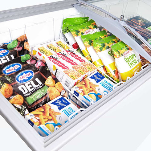 Bromic Angled Glass Top 427L Display Chest Freezer - CF0500ATCG