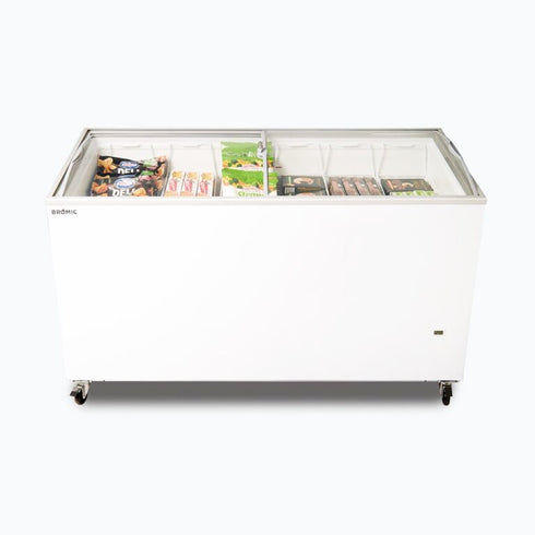 Bromic Angled Glass Top 427L Display Chest Freezer - CF0500ATCG
