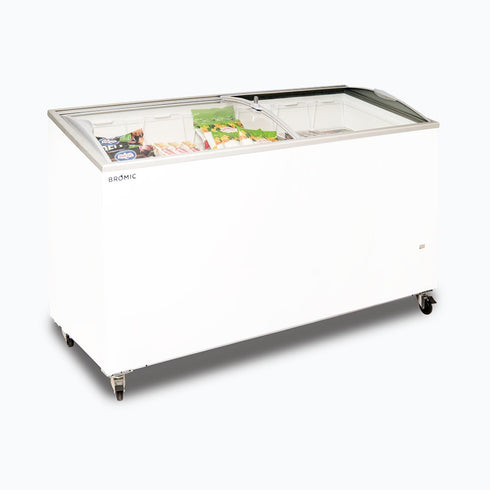 Bromic Angled Glass Top 427L Display Chest Freezer - CF0500ATCG