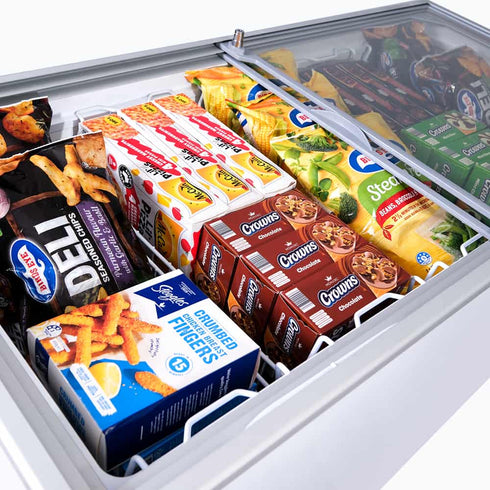 Bromic Flat Glass Top 491L Display Chest Freezer - CF0500FTFG